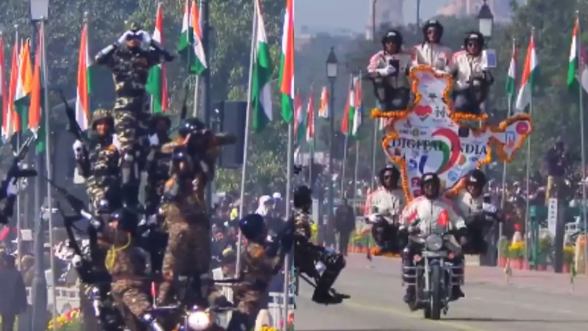 CRPF SSB enthralled the audience at Kartavya Path