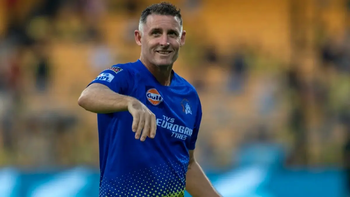 CSK batting coach Mike Hussey