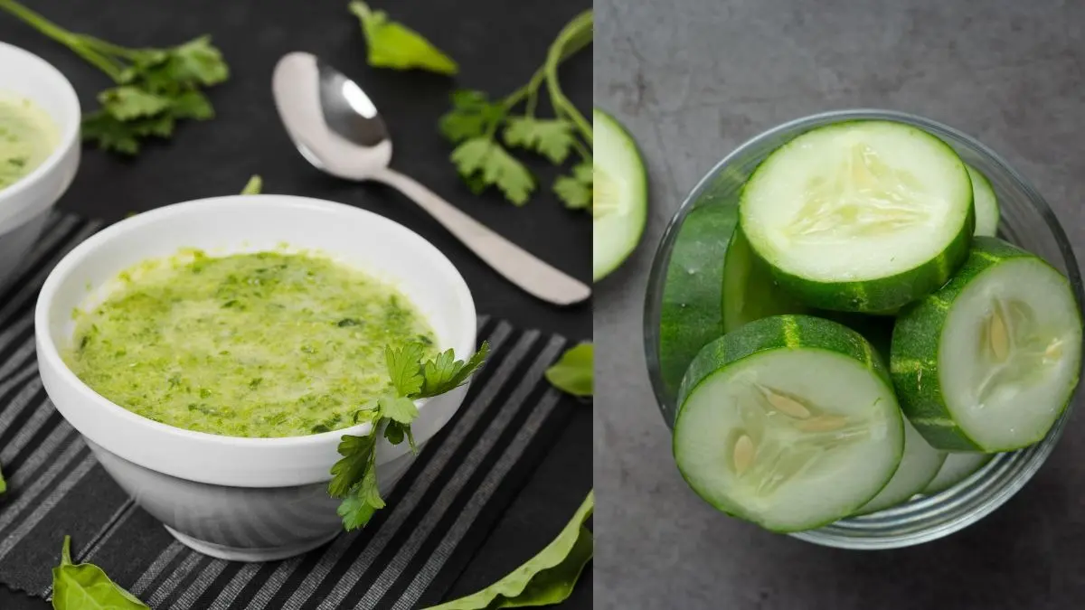 cucumber and curd chutney easy recipe