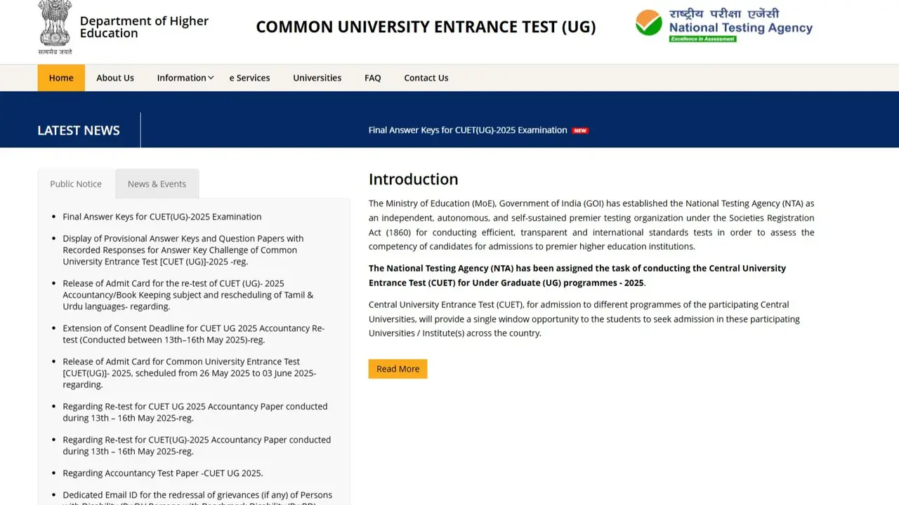 CUET UG 2025 Result to Be Declared on July 4