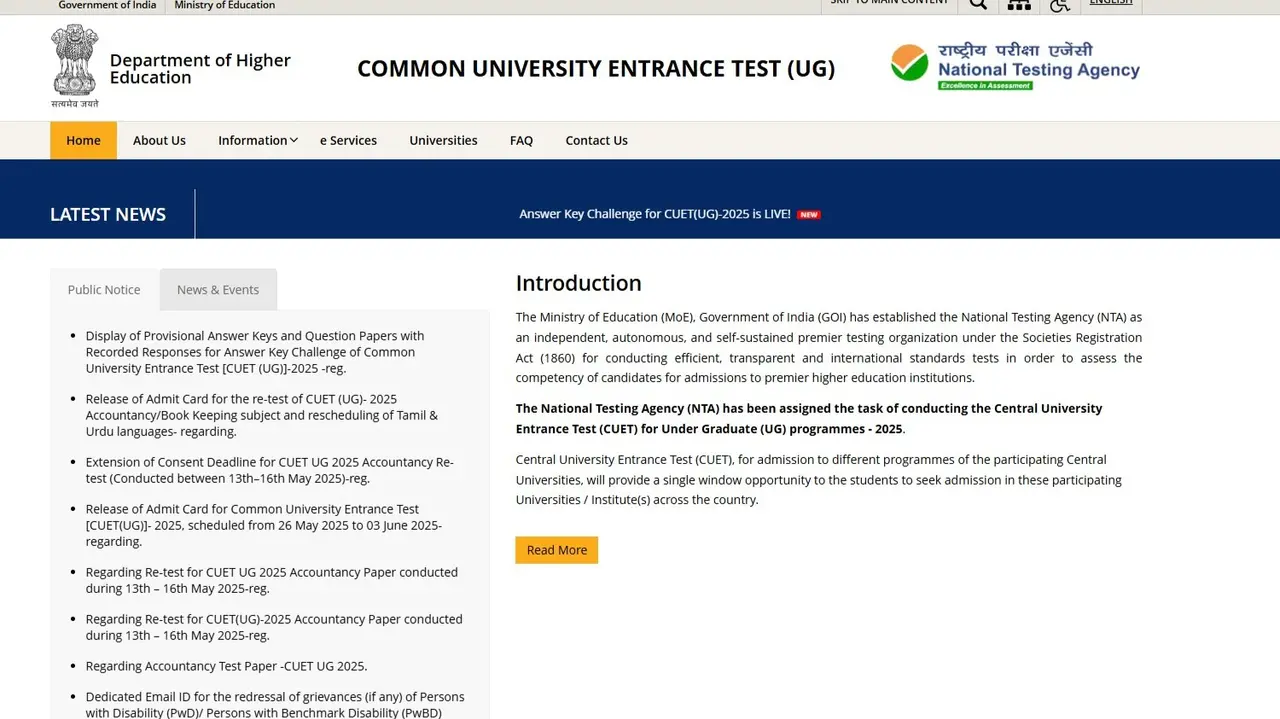 CUET UG Result 2025: NTA to Announce Results Soon