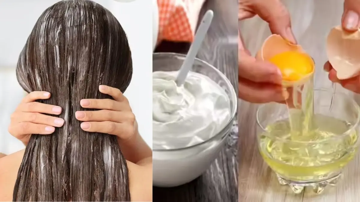 Curd Egg Hair Mask