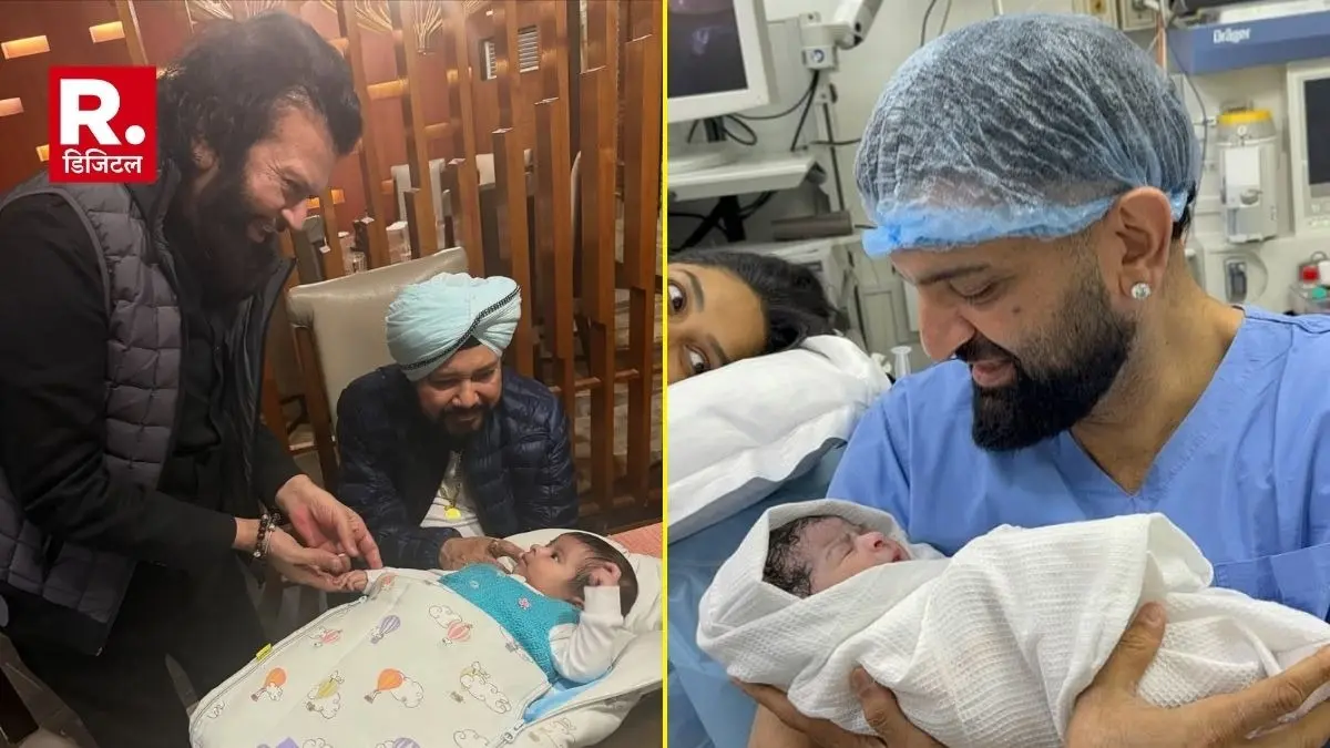 12 साल बाद हंस राज हंस के घर गूंजी किलकारियां... आई नन्हीं परी, दलेर मेहंदी बने नाना Daler Mehndi became a grandfather and Hans Raj Hans became a grandfather Navraj and Ajeet Kaur blessed with a baby girl