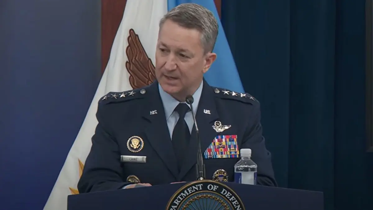 Dan Caine is the US Chairman Of Joint Chief Of Staffs