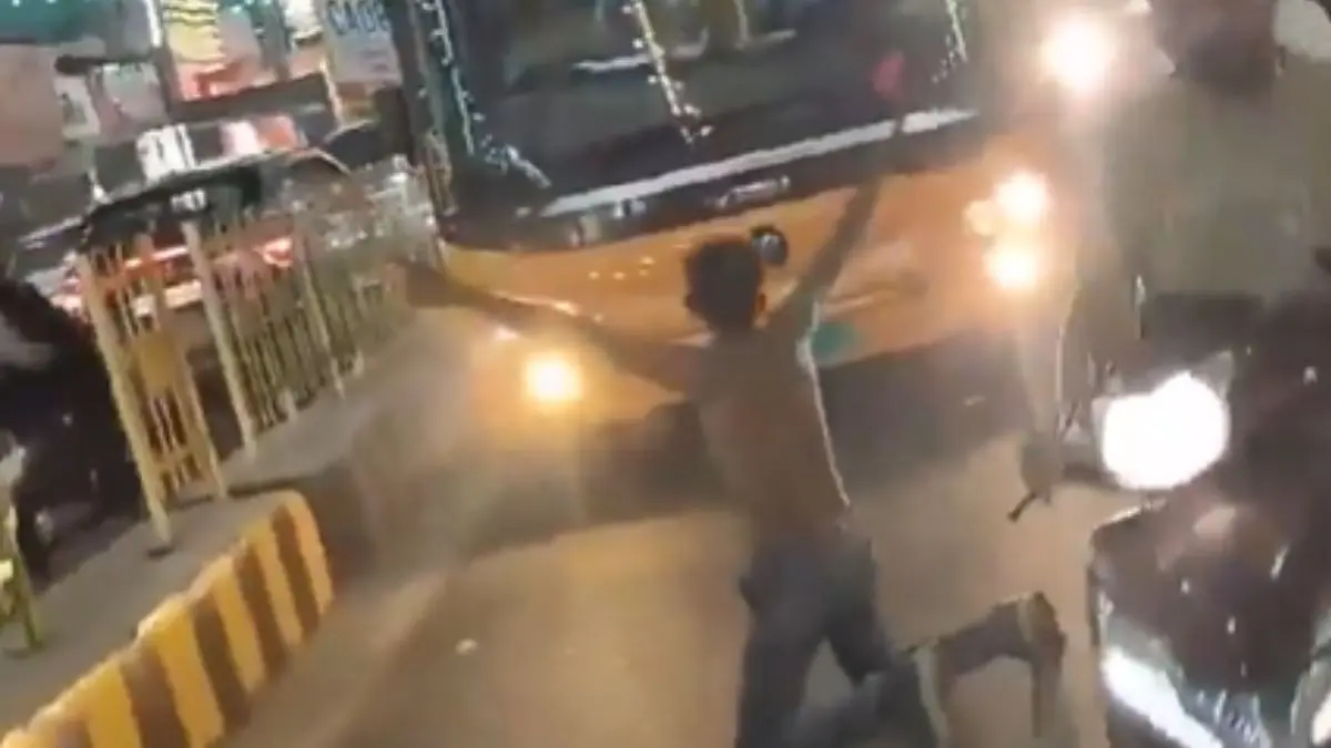 Dance in Front of Bus