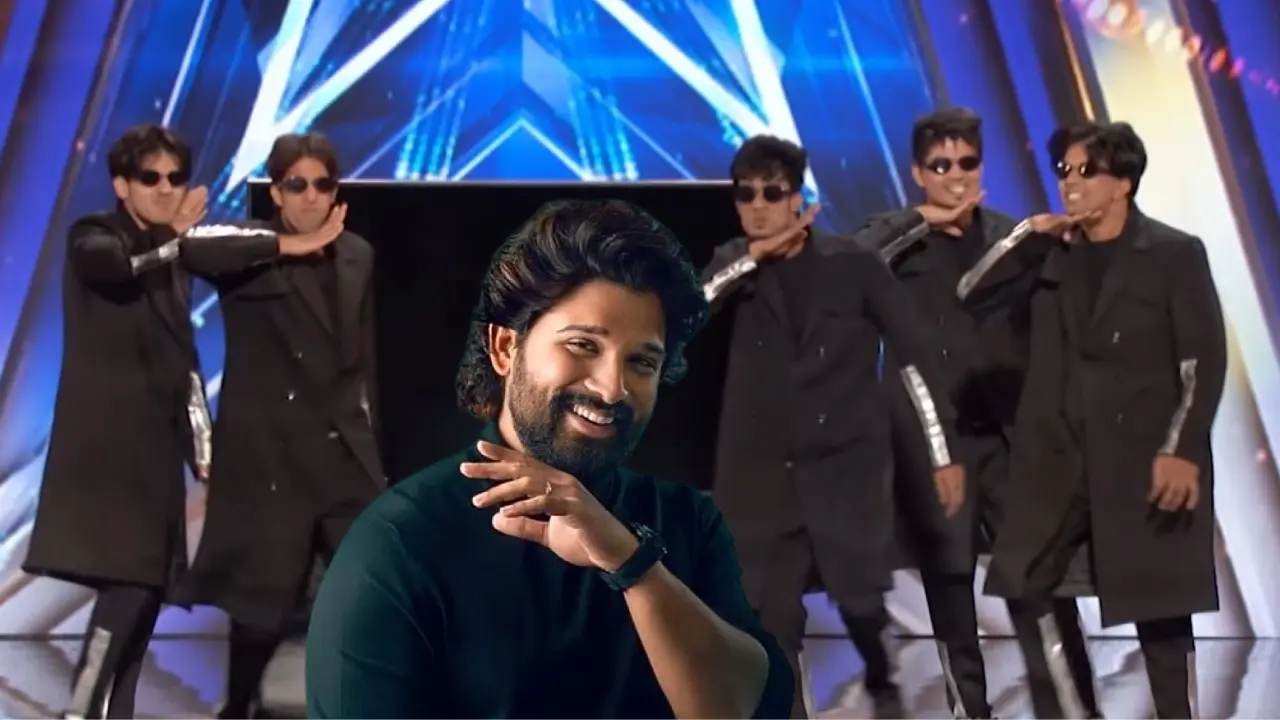 Allu Arjun Gives Shoutout To America's Got Talent Dance Troupe 'Performing' On Pushpa Song, But Gets Fact-checked By Fans Dance Toupe recreates Pushpa step at America's Got Talent