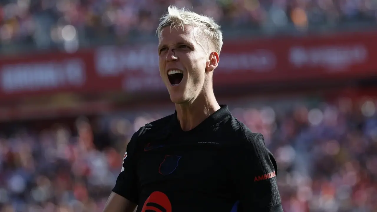 Big Blow To Barcelona As Dani Olmo Sidelined For 4-5 Weeks Due To Hamstring Injury Dani Olmo Celebrates After Scoring