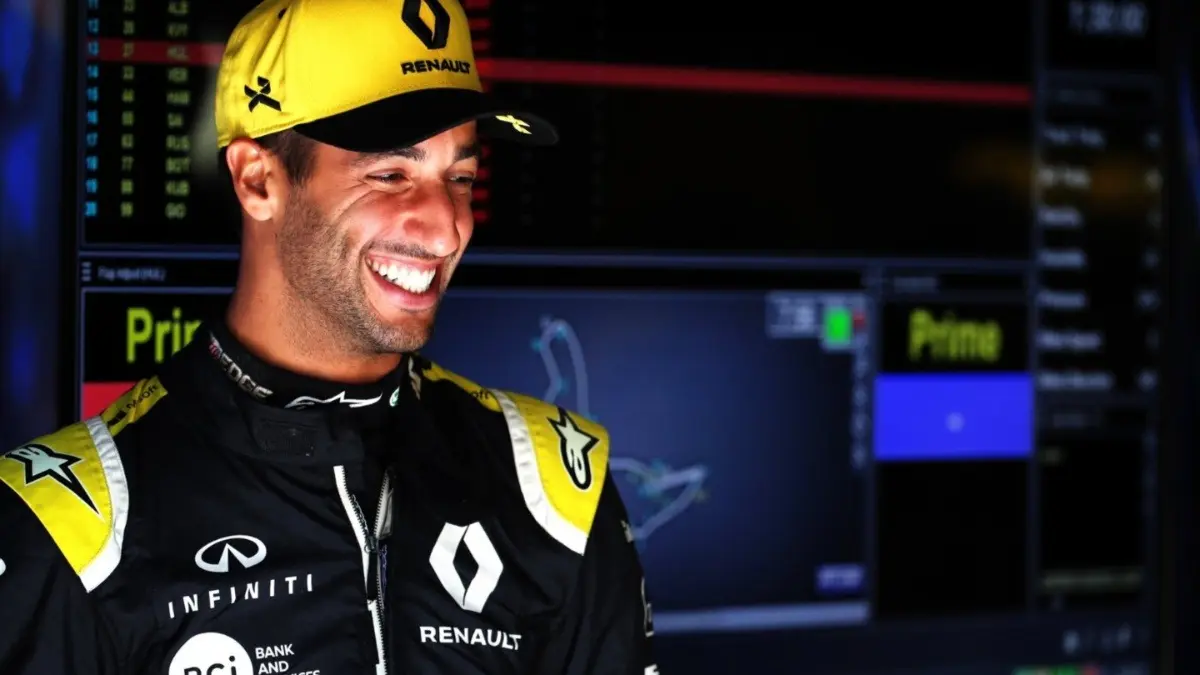 Daniel Ricciardo during his time with Renault