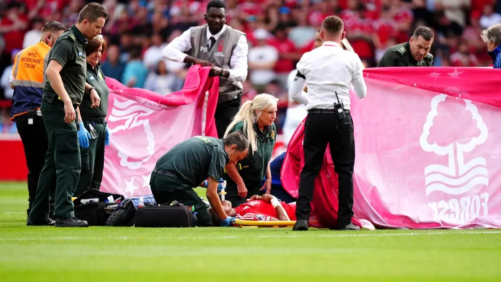 Danilo's brutal injury in Notthingham Forest's opening Premier League clash against Bournemouth