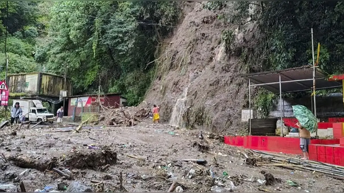 Darjeeling Landslide: House Destroyed, 3 Family Members Killed Under Debris