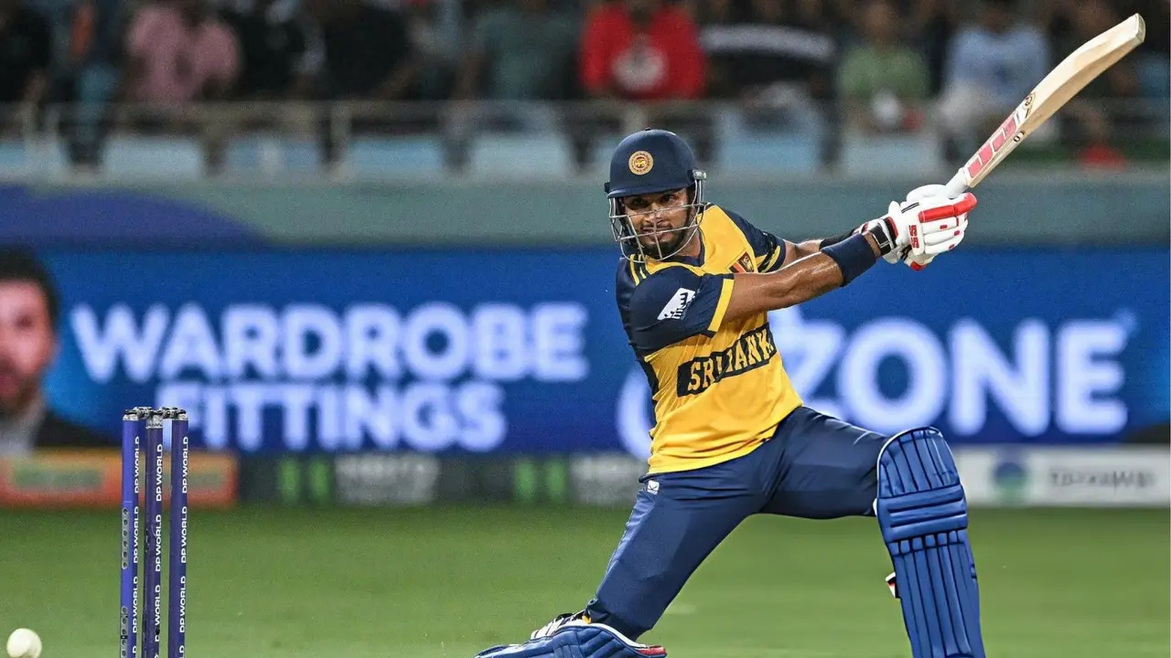 Dasun Shanaka smashes six sixes sri lanka narrowly misses Big India Record in t20 asia cup SL vs BAN