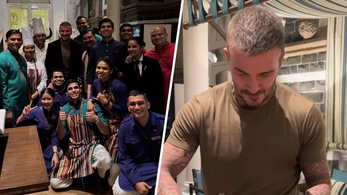 David Beckham is currently in India