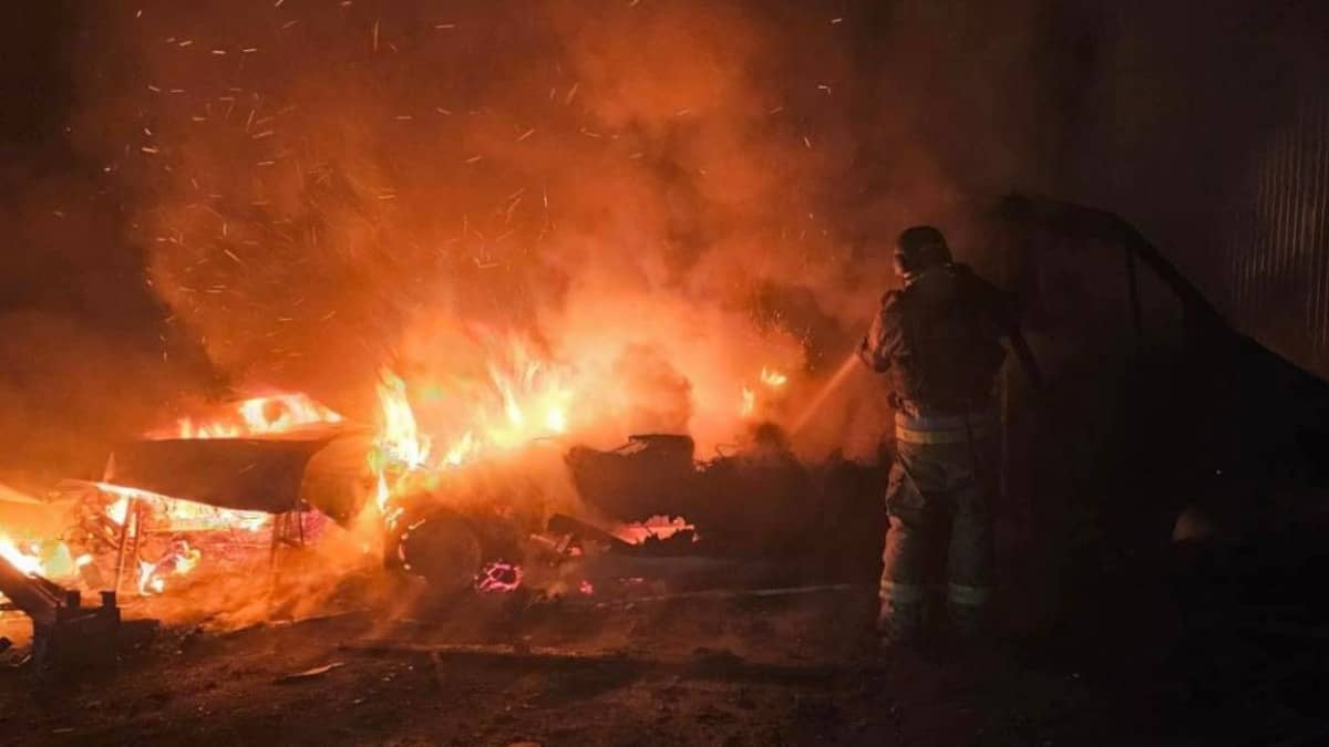 Day Ahead Of Trump-Zelenskyy Meet, Russia Showers Kyiv With Missiles, Drones