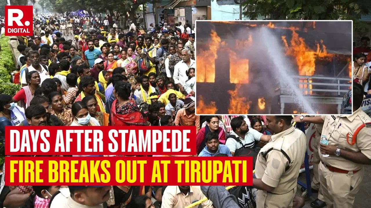 Days After Stampede, Fire Breaks Out At Tirumala Temple in Tirupati Days After Stampede, Fire Breaks Out At Tirumala Temple in Tirupati