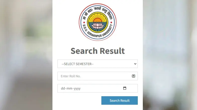 DDU Result 2025 Declared for UG, PG Courses at ddugu.ac.in, Direct Link to Check DDU Result 2025