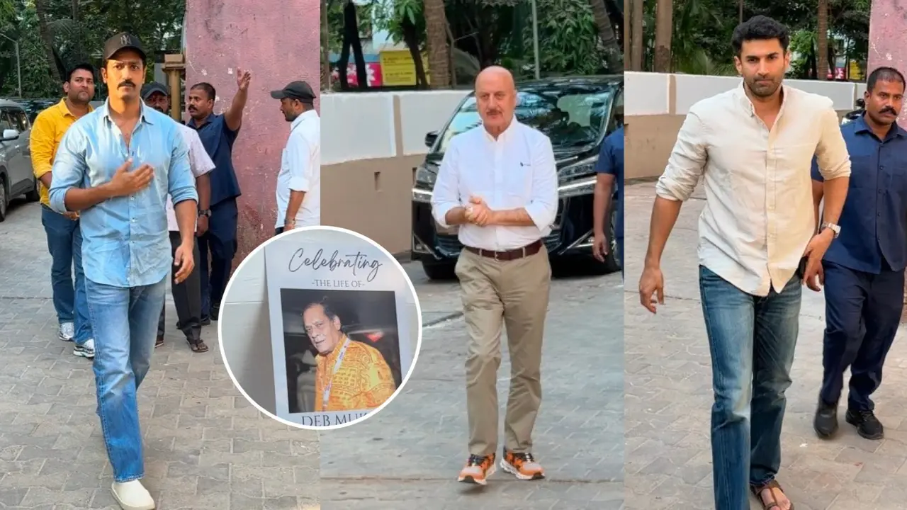 Deb Mukherjee's Prayer Meet: Vicky Kaushal, Aditya Roy Kapoor, Arjun Bijlani Arrive To Pay Last Respects To Ayan Mukerji's Father