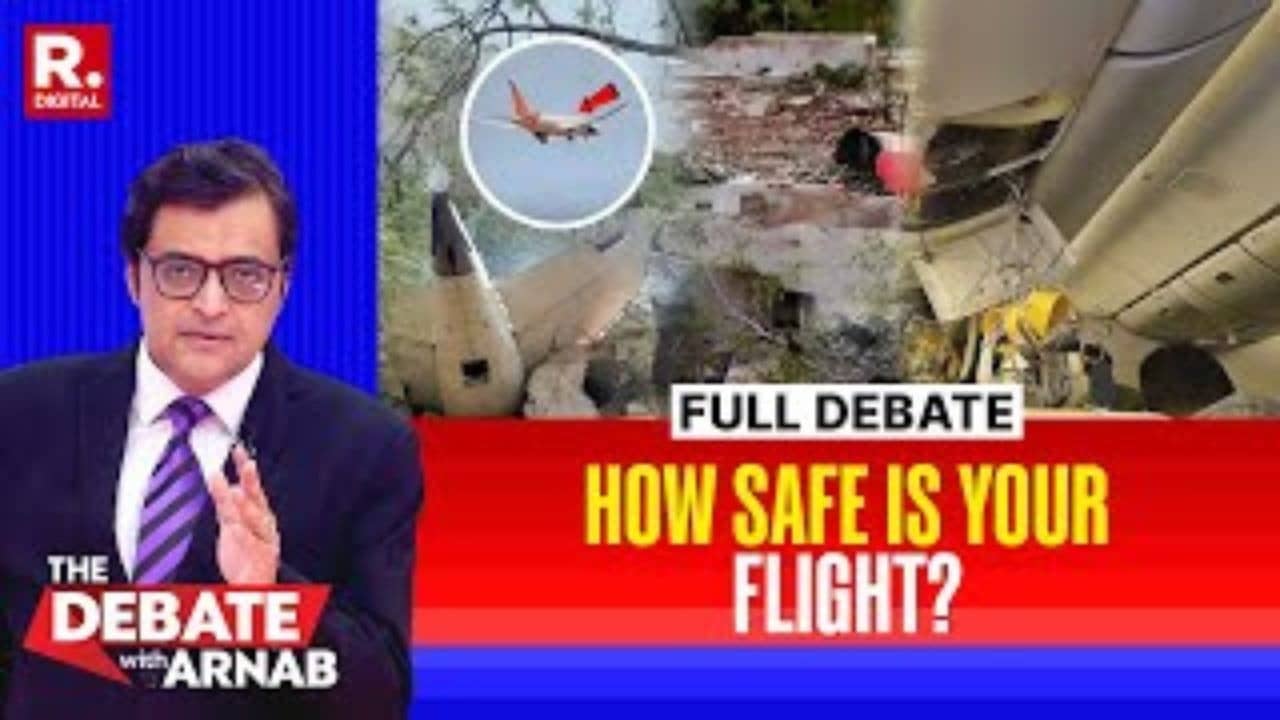 Arnab Debates Airline Safety Concerns in Aviation
