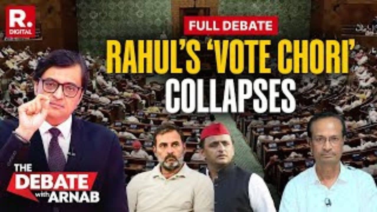 Arnab Debate: 'Vote Chori' Narrative Collapses After Interview