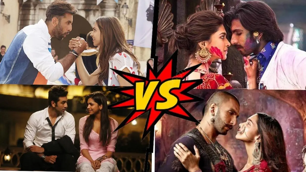 Deepika Padukone-Ranbir Kapoor vs Deepika Padukone-Ranveer Singh at Box Office