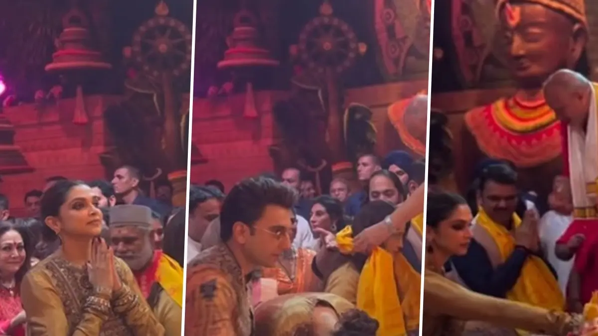 Deepika Padukone-Ranveer Singh join Ambani family's Ganpati celebration