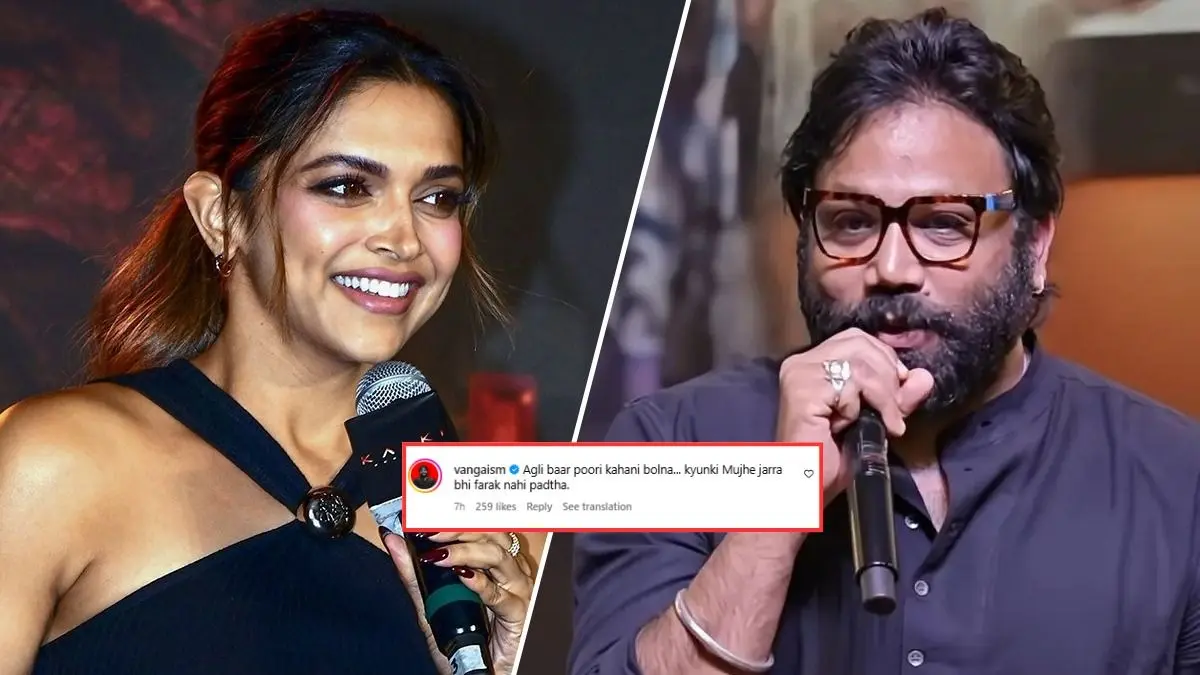 Deepika Padukone Vs Sandeep Reddy Vanga: Did Spirit Director Leave Scathing Comment On Actress' Instagram After Alleging She Put Down 'Younger' Triptii Dimri? Deepika Padukone vs Sandeep Reddy Vanga
