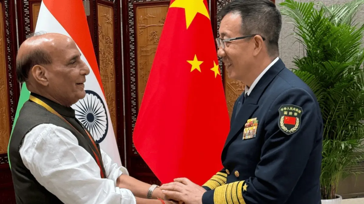 ‘Avoid Adding New Complexities’: Rajnath Singh To Chinese Counterpart Dong Jun During SCO Meet Defence Minister Rajnath Singh meets his Chinese counterpart Admiral Dong Jun in Qingdao