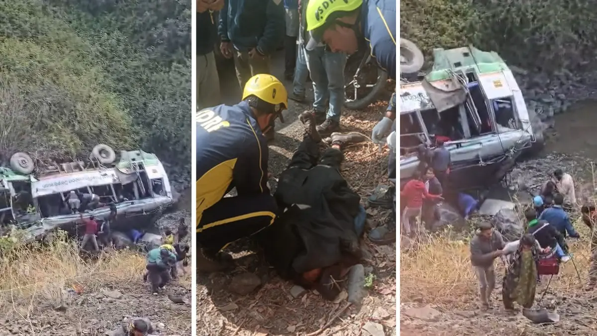 BREAKING: देहरादून में बड़ा हादसा, खाई में गिरी हिमाचल रोडवेज की यात्रियों से भरी बस, 4 की मौत; कई घायल Dehradun Bus Accident