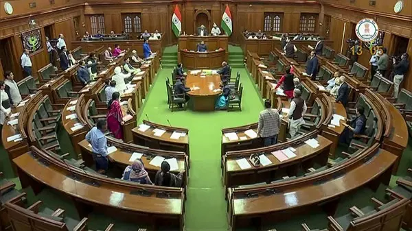 दिल्ली की आठवीं विधानसभा का पहला सत्र शुरू Delhi Assembly Session