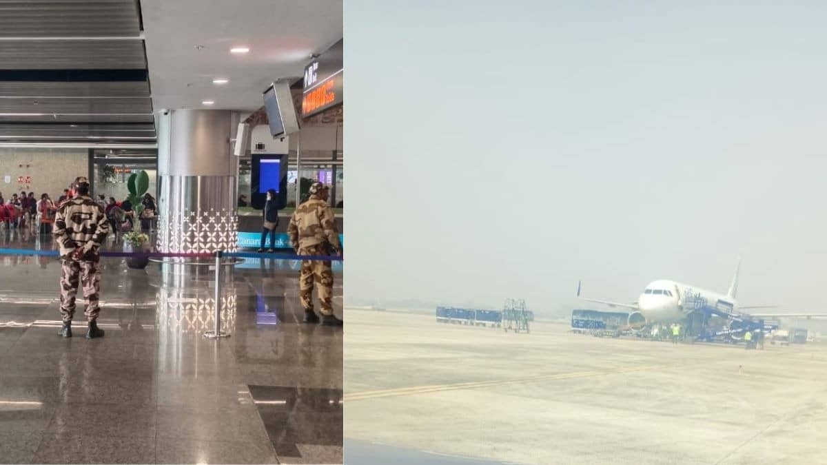 Delhi-Bagdogra IndiGo Flight Makes Emergency Landing at Lucknow Airport After Bomb Threat; Search Underway