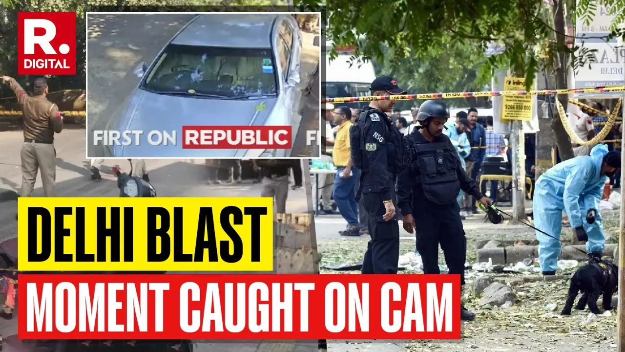Delhi Blast Exact Moment: Video Captures Sound Of Loud Blast In Prashant Vihar Delhi Blast Exact Moment