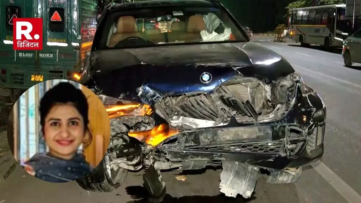 Delhi BMW Accident Navjot Singh dies in accident 5 people in BMW at the time of accident