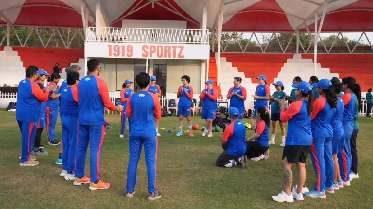 Delhi Capitals players start training ahead of WPL 2026