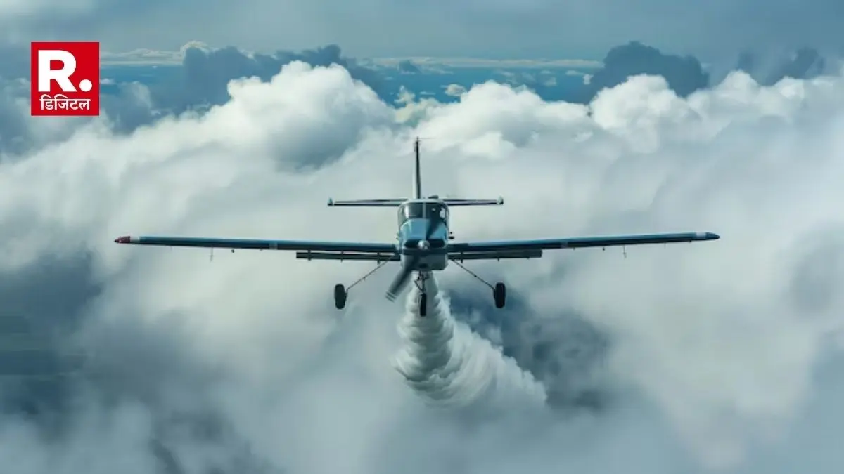 Delhi Cloud Seeding Update cessna aircraft cloud seeding artificial rain