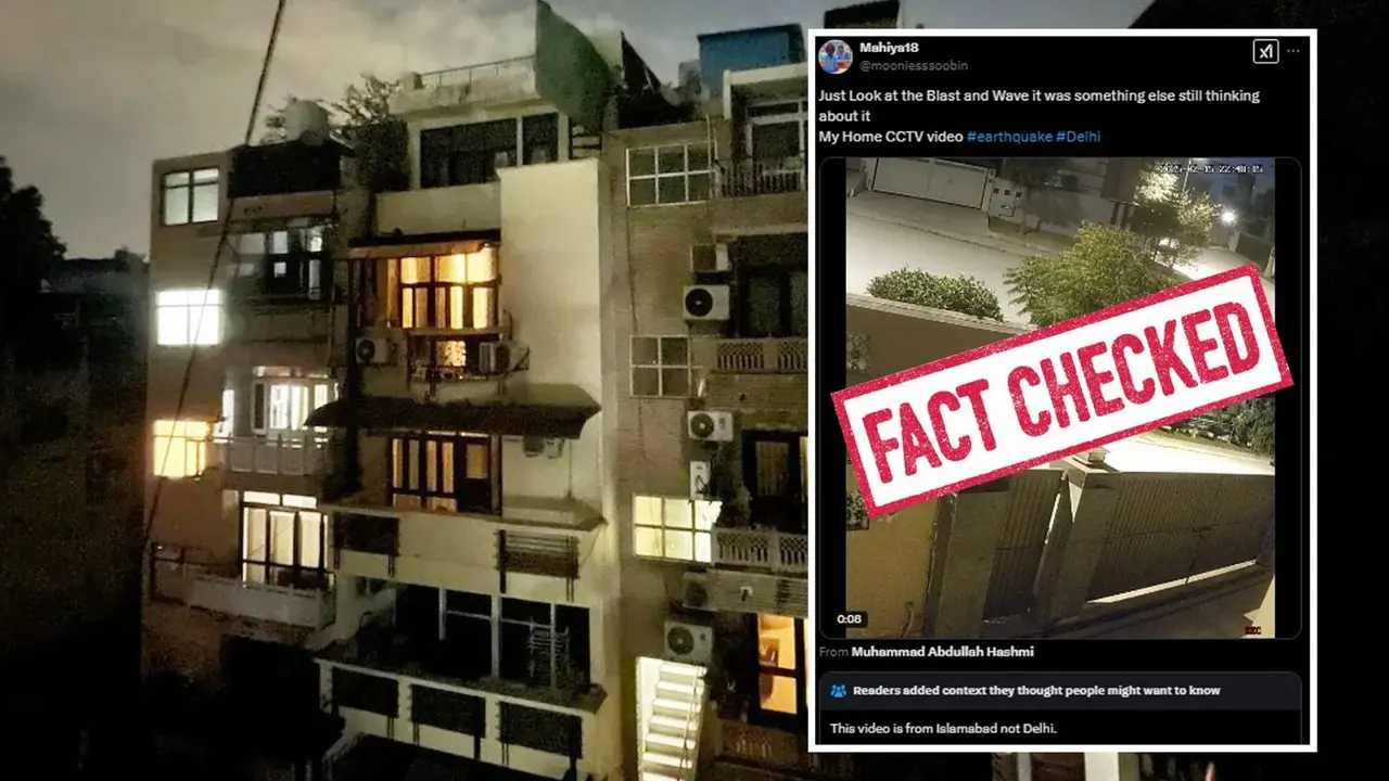 Delhi Earthquake: The "Community Notes" post read: "Readers added context they thought people might want to know. This video is from Islamabad, not Delhi."