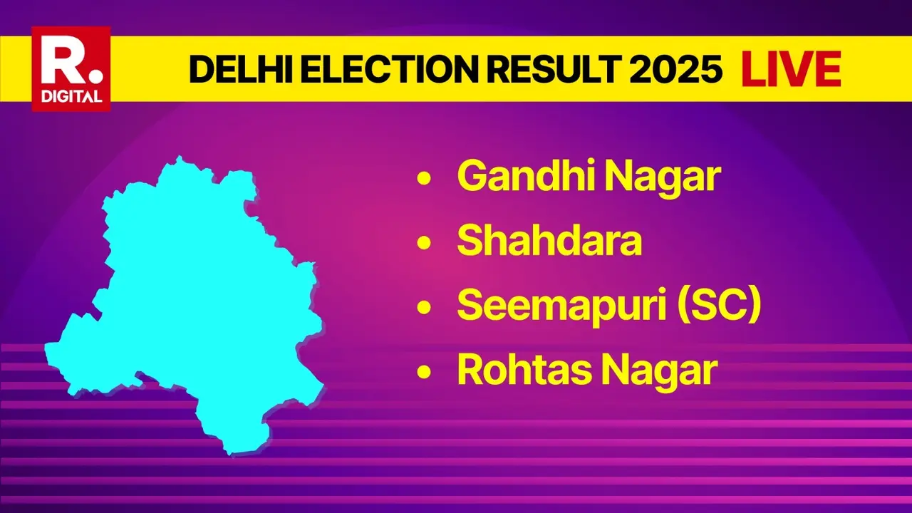 Saffron Surge in Shahdara, Gandhi Nagar, Seema Puri & Rohtas Nagar – Results 2025 Delhi Election Result 2025 LIVE