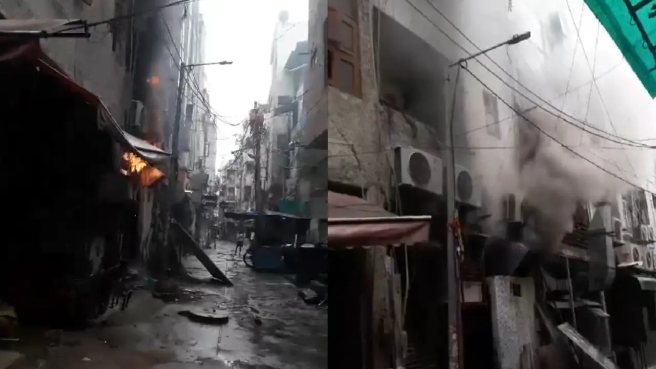 Delhi fire