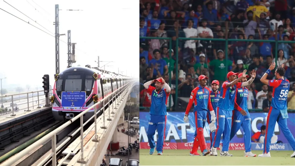 Delhi Metro and Team Delhi Capitals