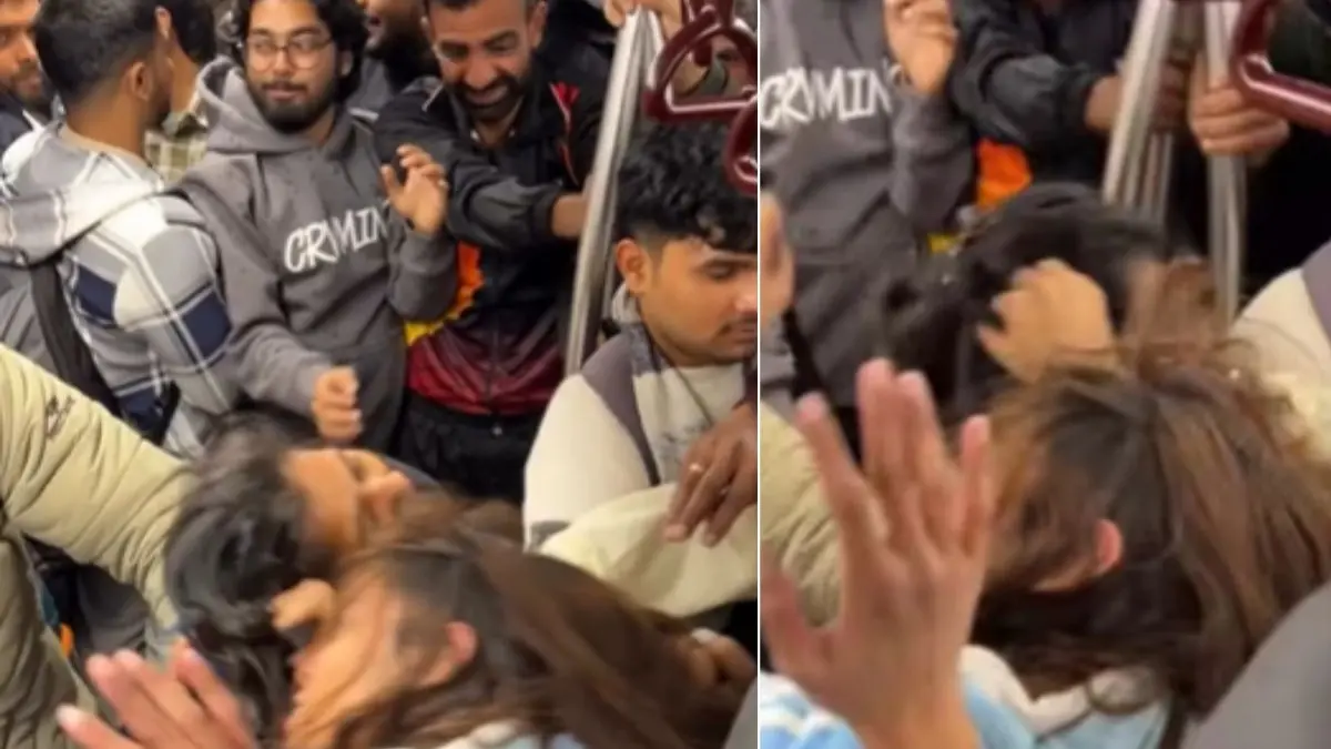 Delhi Metro Fight