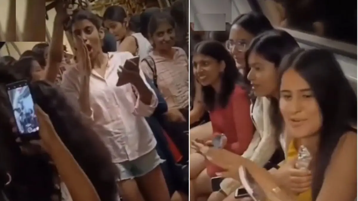 Delhi Metro Girls Masti Viral Video
