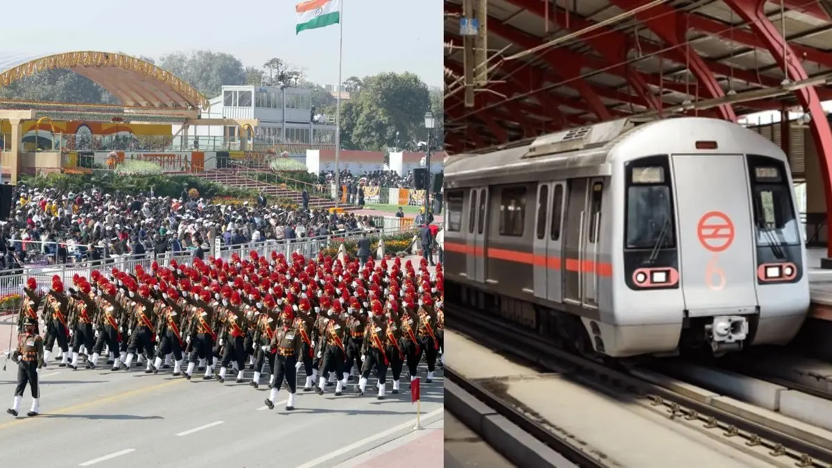 delhi metro timing for 26 january republic day 2026 parade