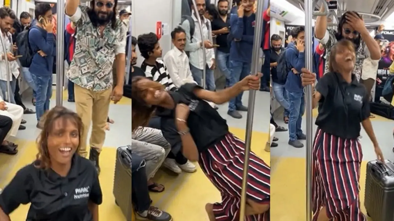 'Chapri': Netizens Slam Social Media Influencer After Her Pole Dance Inside Delhi Metro Goes Viral Delhi Metro Viral Video