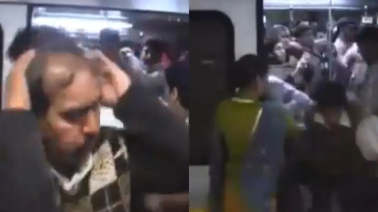 Delhi Metro Viral Video: Men Pulled Out Of Women's Coach, Slapped By Cops and Women Passengers Delhi Metro Viral Video
