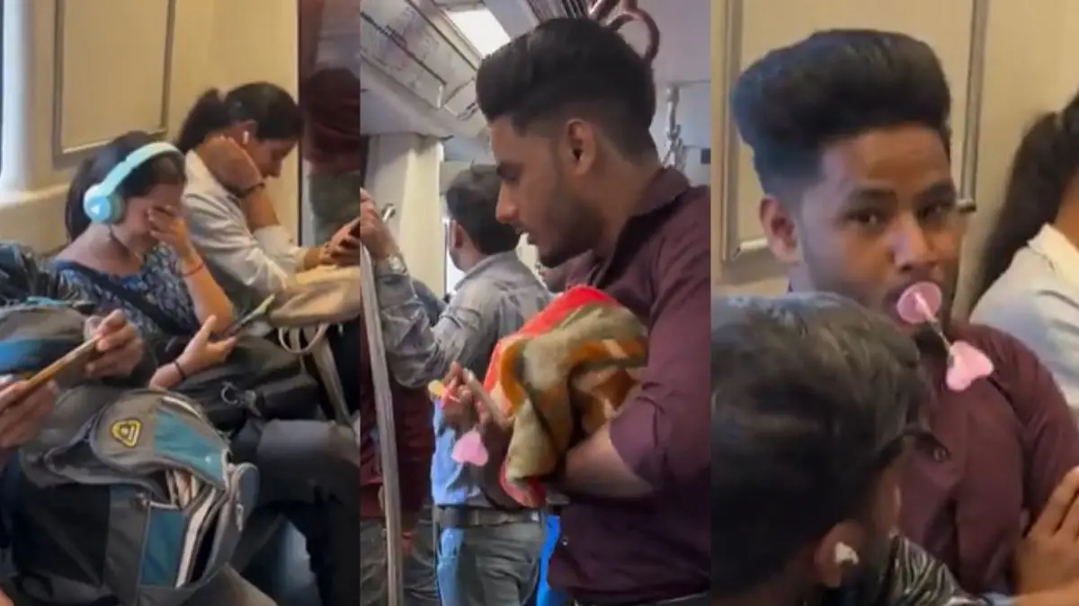 Delhi Metro Viral Video