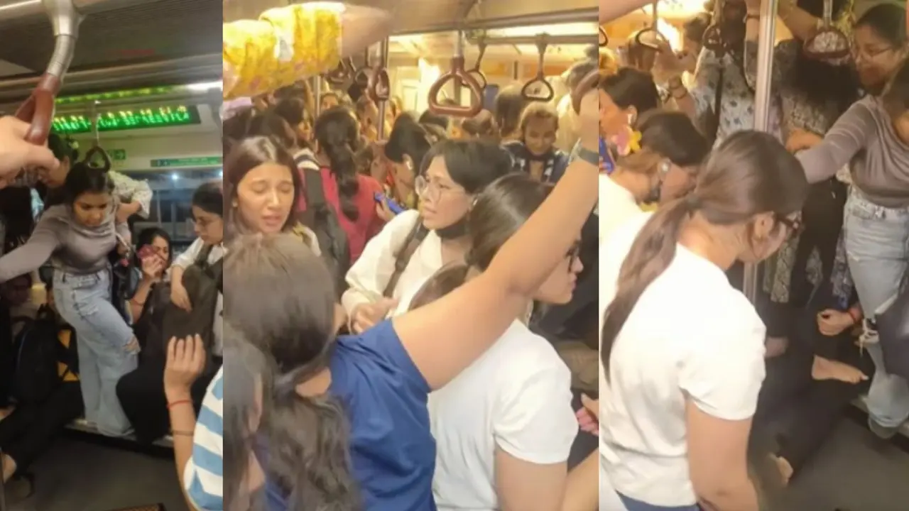 Delhi Metro Viral Video