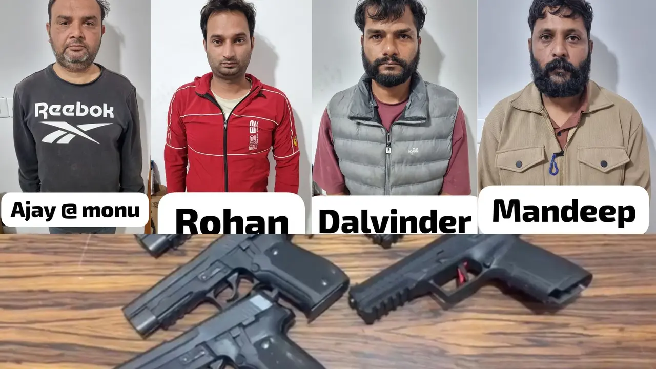 Delhi Police Bust International Arms Racket; Weapons Meant for Bishnoi, Bambiha