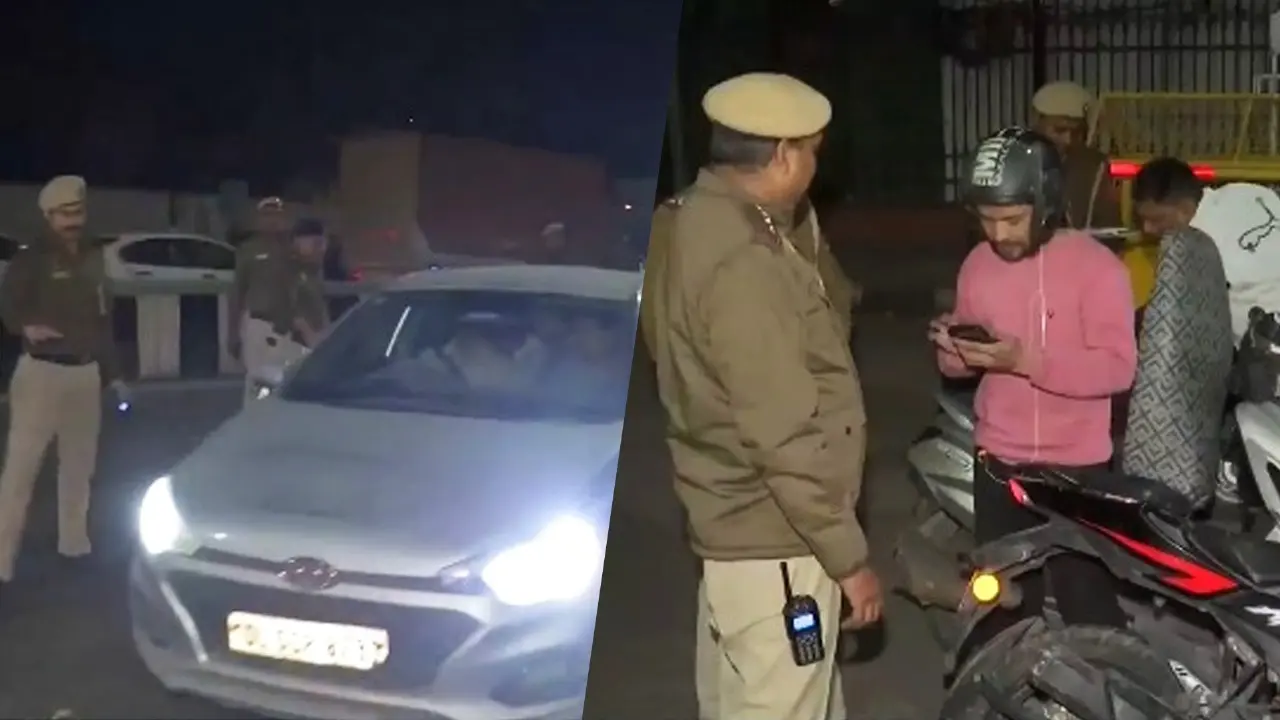 Delhi Police night patrolling campaign