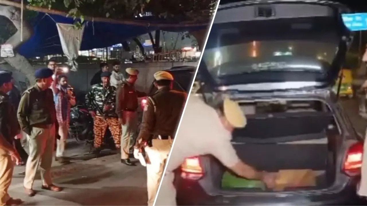 Delhi police night patrolling campaign