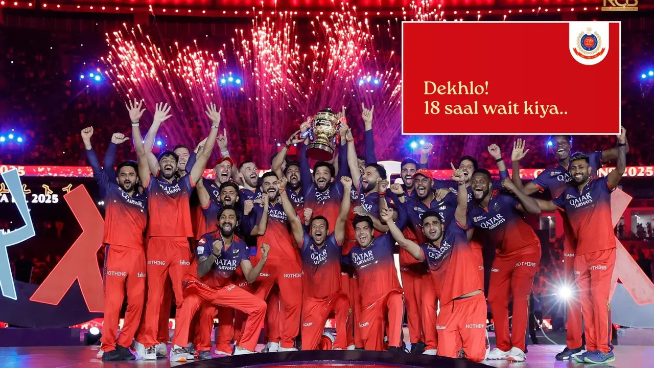 Delhi Police Viral Post on RCB win IPL 2025