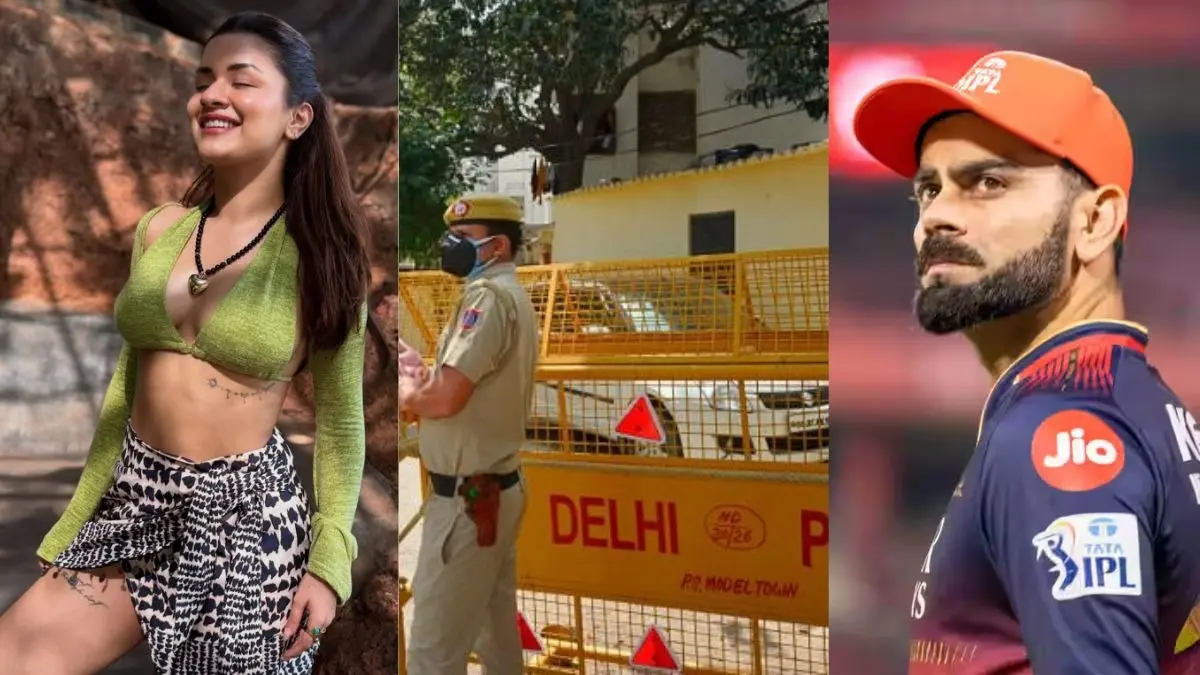 Delhi Police warns speeders and traffic rule violaters uses virat kohli avneet kaur social media trend