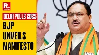 VIDEO: Delhi Assembly Elections 2025: JP Nadda Unveils Manifesto For